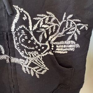 Black Hoodie  Haitus with sparrows